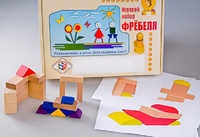 Игровой набор Фребеля "Конструктор деревянный без соединений-2" (Серия "Эксперимент") - fgospostavki.ru - Киров