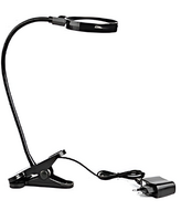 Лупа настольная на прищепке с подсветкой (5х) - fgospostavki.ru - Киров