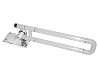 Поручень откидной с антибактериальным покрытием (белый) - fgospostavki.ru - Киров