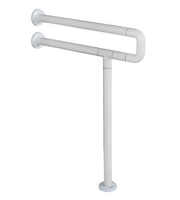 Поручень напольно-настенный с антибактериальным покрытием (белый) - fgospostavki.ru - Киров