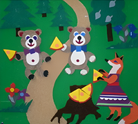 Пособие для слабовидящих детей - Театр-сказка "Два жадных медвежонка" - fgospostavki.ru - Киров