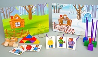 Игровой набор Фребеля "Заюшкина избушка" (серия "Сказочный мир". Выпуск 1) - fgospostavki.ru - Киров