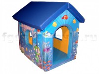 Домик игровой "Море" с рисунком (трансформируется в маты) - fgospostavki.ru - Киров