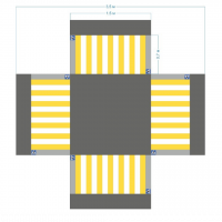 Имитация четырехстороннего перекрестка 5,5*4,5 м - fgospostavki.ru - Киров