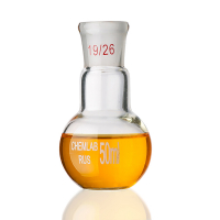 Колба плоскодонная со шлифом 50 мл. - fgospostavki.ru - Киров