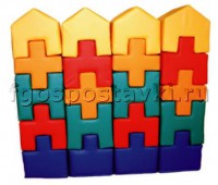 Мягкий модуль-конструктор "Строитель" (40 элементов) - fgospostavki.ru - Киров