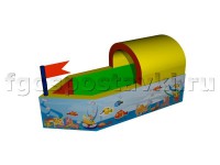 Сухой бассейн "Кораблик" с шелкографией - fgospostavki.ru - Киров