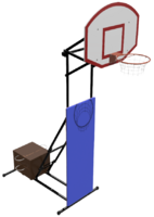 Стойка стритбольная-минибаскетбольная складная, переносная (регулируемая высота от 2,75 метров до 3,05 метра) - fgospostavki.ru - Киров