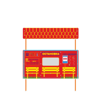 Учебно-игровой макет "Остановка" стационарная - fgospostavki.ru - Киров