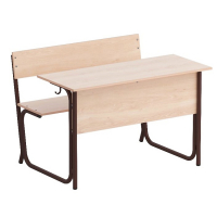 Парта (Место учебное) на круглой трубе - fgospostavki.ru - Киров