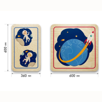 Набор стеновых панелей «Мы в Космосе - Первый полёт» - fgospostavki.ru - Киров