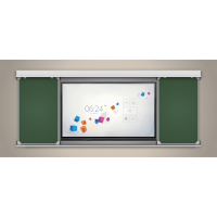 Многофункциональная раздвижная система аудиторных досок 75'' - fgospostavki.ru - Киров