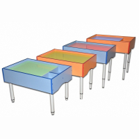 Песочные столы на регулируемых опорах RGB подсветка - fgospostavki.ru - Киров