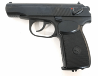 Массогабаритный лазерный макет пистолет Макарова ПМ со встроенным лазерным модулем и аккумуляторной батареей - fgospostavki.ru - Киров