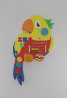 Бизиборд «Разноцветный попугай» - fgospostavki.ru - Киров