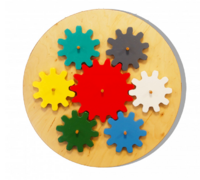 Бизиборд «Цветные шестеренки» - fgospostavki.ru - Киров