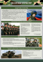 Стенд "На службе Отечеству" Вариант 1 - fgospostavki.ru - Киров