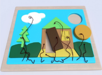 Настенная панель «Домик» - fgospostavki.ru - Киров