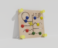 Тактильно-развивающая панель с лабиринтами - fgospostavki.ru - Киров