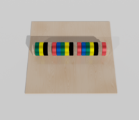 Тактильно-развивающая панель с разноцветными кругами - fgospostavki.ru - Киров