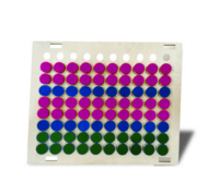 Тактильно-развивающая панель «Цветные фигурки» - fgospostavki.ru - Киров