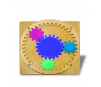 Тактильно-развивающая панель «Цветные шестеренки» - fgospostavki.ru - Киров