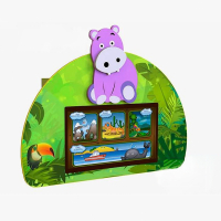 Сенсорный настенный коррекционно-развивающий комплекс Бегемотик - fgospostavki.ru - Киров