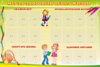 Стенд "Мы за здоровый образ жизни" - fgospostavki.ru - Киров