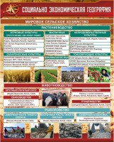 Стенд "Социально-экономическая география. Сельское хозяйство" - fgospostavki.ru - Киров