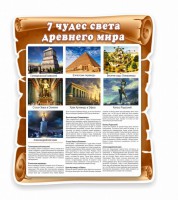 Стенд "Семь чудес света" - fgospostavki.ru - Киров