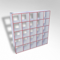 Шкаф открытый многосекционный ТР25 ЛДСП - fgospostavki.ru - Киров