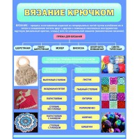 Стенд "Вязание крючком" - fgospostavki.ru - Киров