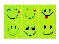 Комплект световозвращающих наклеек "Смайлики" - fgospostavki.ru - Киров