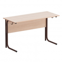 Стол ученический двухместный на круглой трубе - fgospostavki.ru - Киров