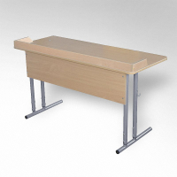 Стол ученический 'Школьник' для кабинета химии с бортиком  - fgospostavki.ru - Киров