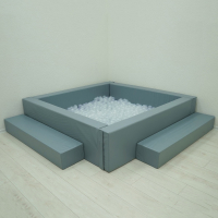 Сухой бассейн с шариками и RGB-подсветкой 140х140 см - fgospostavki.ru - Киров