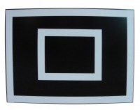 Щит баскетбольный навесной на шведскую стенку (ламинированная фанера), размер 930х670 миллиметров - fgospostavki.ru - Киров