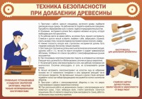 Стенд "Техника безопасности при долблении древесины" - fgospostavki.ru - Киров