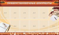 Стенд "ПРАВОУСТАНАВЛИВАЮЩИЕ ДОКУМЕНТЫ" - fgospostavki.ru - Киров