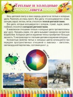 Стенд "Теплые и холодные цвета" - fgospostavki.ru - Киров