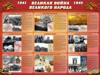 Стенд "Великая война Великого народа" Вариант 1 (9 блоков) - fgospostavki.ru - Киров