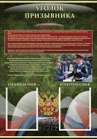 Стенд "Уголок призывника" - fgospostavki.ru - Киров