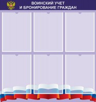 Стенд "Воинский учет и бронирование граждан" - fgospostavki.ru - Киров