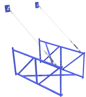 Ферма баскетбольная вынос 2 метра для щита из оргстекла 1,8х.1,05 метра - fgospostavki.ru - Киров