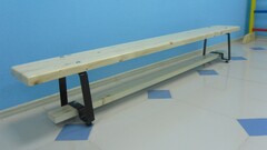 Скамейка гимнастическая (металлические ножки, лак) (2,5 м)  - fgospostavki.ru - Киров