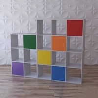 Стеллаж для игрушек и книг "Яркие акценты" - fgospostavki.ru - Киров