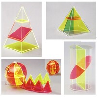 Дополнительный набор прозрачных геометрических тел с сечениями. - fgospostavki.ru - Киров