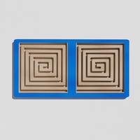 Такт-панель «Синий лабиринт № 3» - fgospostavki.ru - Киров