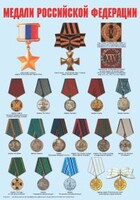 Комплект плакатов "Ордена и медали Российской Федерации" - fgospostavki.ru - Киров