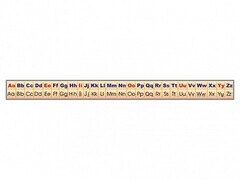 Стенд-лента "Алфавит" (английский язык) - fgospostavki.ru - Киров